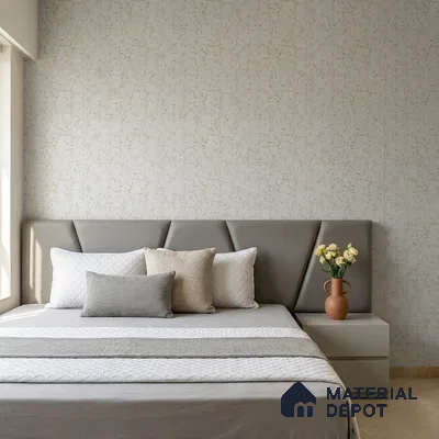 M10-4 | Grey Cork Fleck Textured Wallpaper - 10 Meter x 21 Inches, 57.37 Sq. Ft. (Min. 15% Wastage)