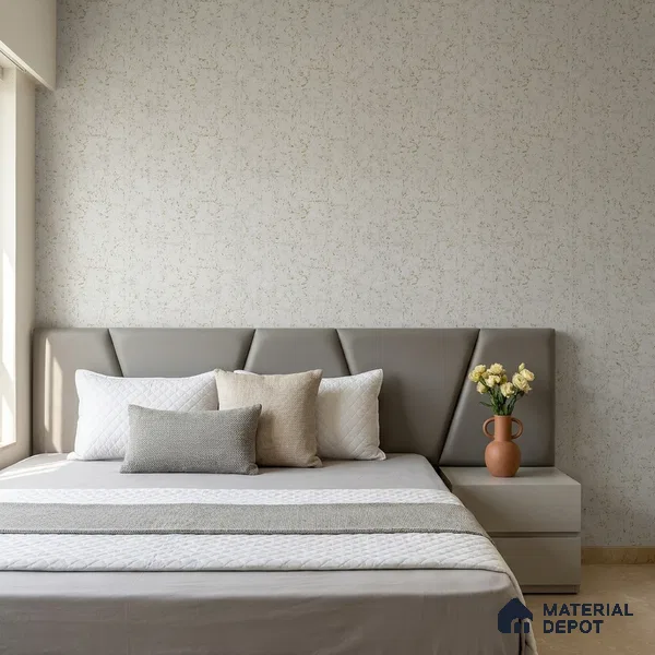 M10-4 | Grey Cork Fleck Textured Wallpaper - 10 Meter x 21 Inches, 57.37 Sq. Ft. (Min. 15% Wastage)