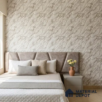 M11-3 | 10 Meter x 21 Inches Marble Look Wallpaper - 57.37 Sq. Ft. | Minimum 10% wastage during installation