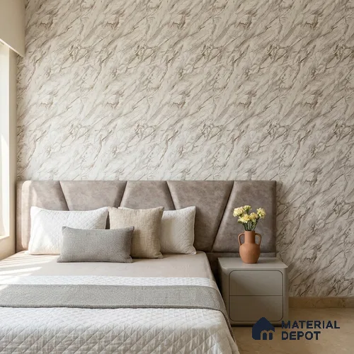 M11-3 | 10 Meter x 21 Inches Marble Look Wallpaper - 57.37 Sq. Ft. | Minimum 10% wastage during installation