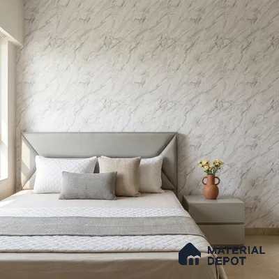 M11-5 | 10 Meter x 21 Inches Marble Look Wallpaper - 57.37 Sq. Ft. | Minimum 10% wastage during installation