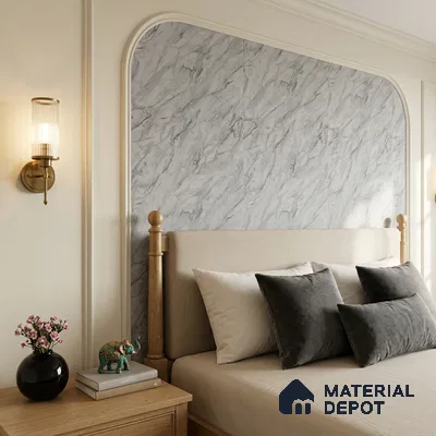 M11-7 | 10 Meter x 21 Inches Marble Look Wallpaper - 57.37 Sq. Ft. | Minimum 10% wastage during installation