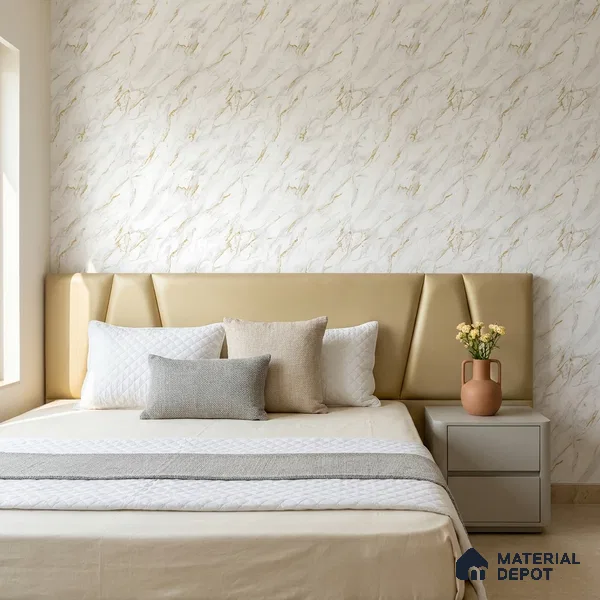M11-1 | 10 Meter x 21 Inches Marble Look Wallpaper - 57.37 Sq. Ft. | Minimum 10% wastage during installation