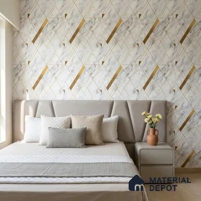 M12-2 | 10 Meter x 21 Inches Texture Look Wallpaper - 57.37 Sq. Ft. | Minimum 15% wastage during installation