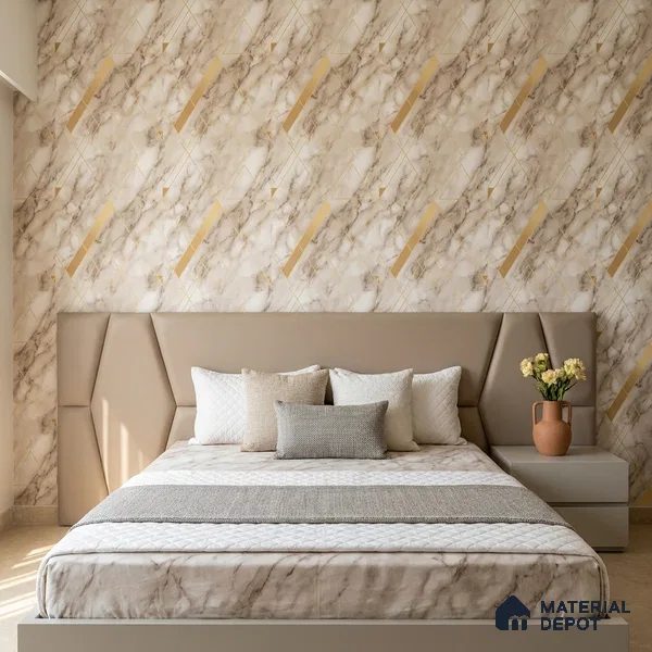 M12-3 | 10 Meter x 21 Inches Texture Look Wallpaper - 57.37 Sq. Ft. | Minimum 15% wastage during installation