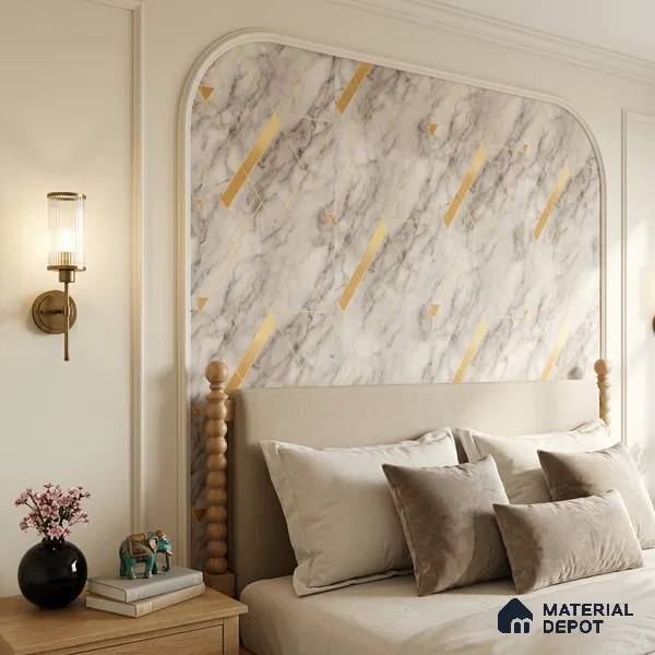 M12-4 | 10 Meter x 21 Inches Texture Look Wallpaper - 57.37 Sq. Ft. | Minimum 15% wastage during installation
