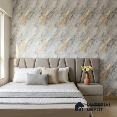 M12-1 | 10 Meter x 21 Inches Texture Look Wallpaper - 57.37 Sq. Ft. | Minimum 15% wastage during installation