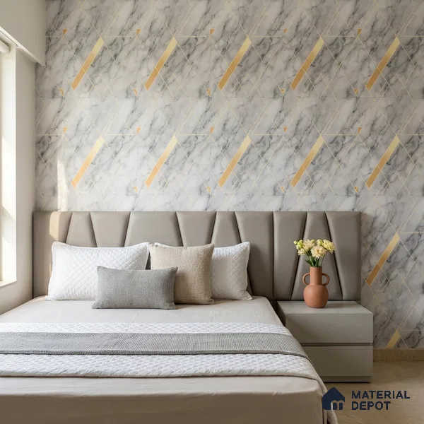 M12-1 | 10 Meter x 21 Inches Texture Look Wallpaper - 57.37 Sq. Ft. | Minimum 15% wastage during installation