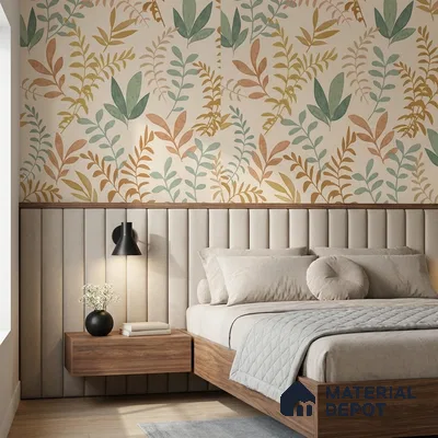 SO27062 | 10 Meter x 21 Inches Florals Look Wallpaper - 57.41 Sq. Ft.