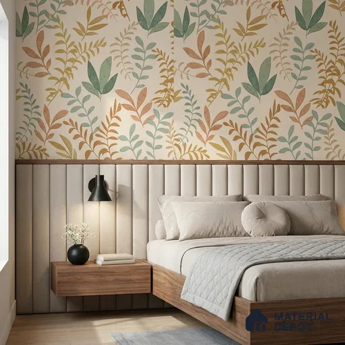 SO27062 | 10 Meter x 21 Inches Florals Look Wallpaper - 57.41 Sq. Ft.