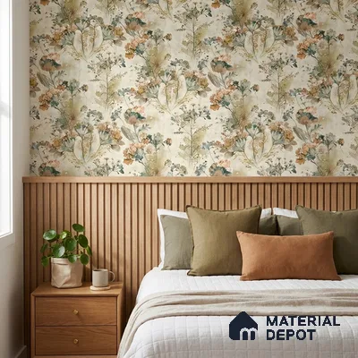 03-555-03 | 10 Meter x 21 Inches Florals Look Wallpaper - 57.41 Sq. Ft.