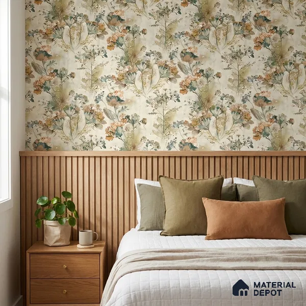 03-555-03 | 10 Meter x 21 Inches Florals Look Wallpaper - 57.41 Sq. Ft.
