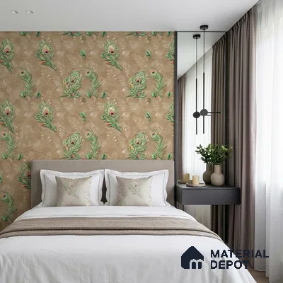 19-555-19 | 10 Meter x 21 Inches Patterned Look Wallpaper - 57.41 Sq. Ft.