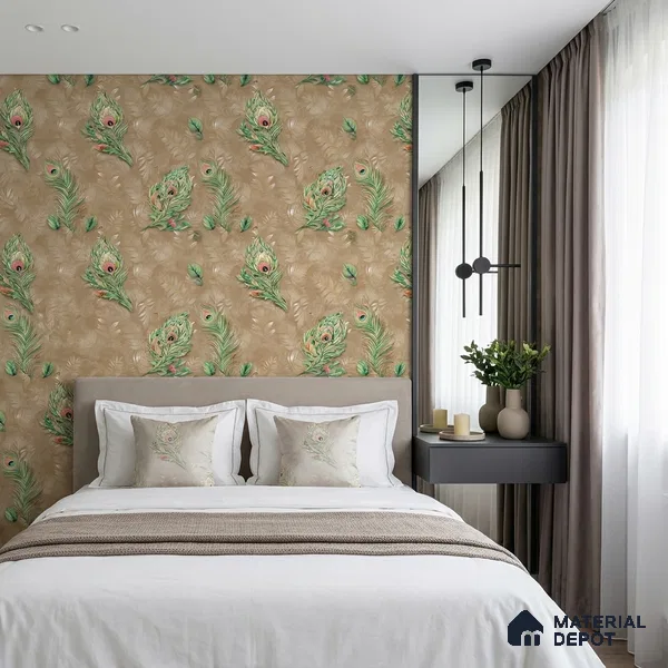 19-555-19 | 10 Meter x 21 Inches Patterned Look Wallpaper - 57.41 Sq. Ft.