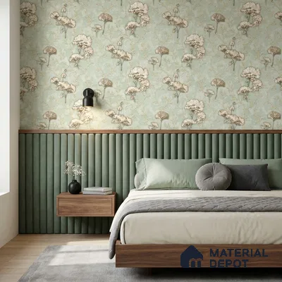 29-555-29 | 10 Meter x 21 Inches Florals Look Wallpaper - 57.41 Sq. Ft.