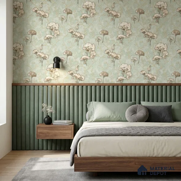 29-555-29 | 10 Meter x 21 Inches Florals Look Wallpaper - 57.41 Sq. Ft.