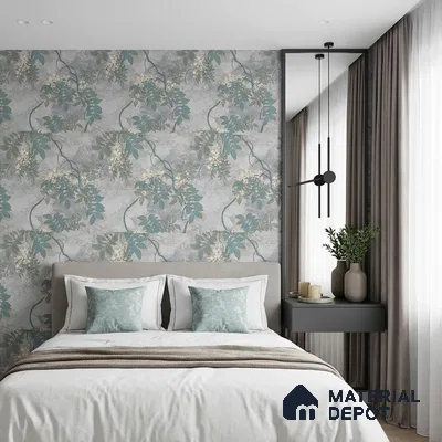 30-555-30 | 10 Meter x 21 Inches Florals Look Wallpaper - 57.41 Sq. Ft.