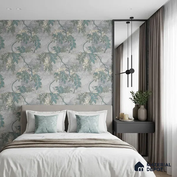 30-555-30 | 10 Meter x 21 Inches Florals Look Wallpaper - 57.41 Sq. Ft.
