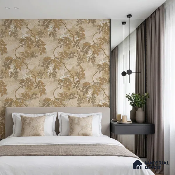 31-555-31 | 10 Meter x 21 Inches Florals Look Wallpaper - 57.41 Sq. Ft.