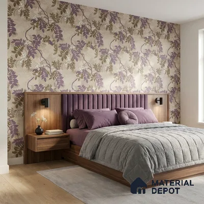 33-555-33 | 10 Meter x 21 Inches Florals Look Wallpaper - 57.41 Sq. Ft.