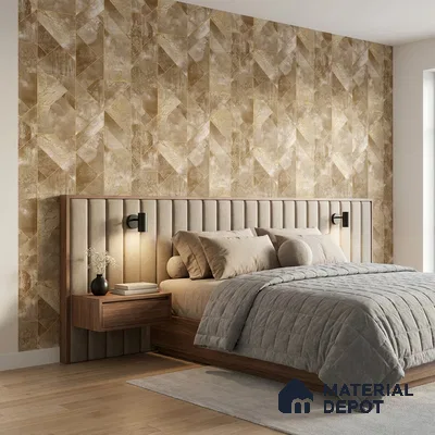 35-555-35 | 10 Meter x 21 Inches Patterned Look Wallpaper - 57.41 Sq. Ft.