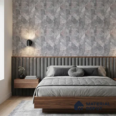37-555-37 | 10 Meter x 21 Inches Patterned Look Wallpaper - 57.41 Sq. Ft.