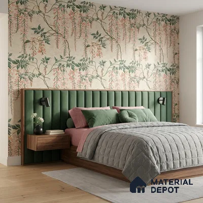 42-555-42 | 10 Meter x 21 Inches Tropical Look Wallpaper - 57.41 Sq. Ft.
