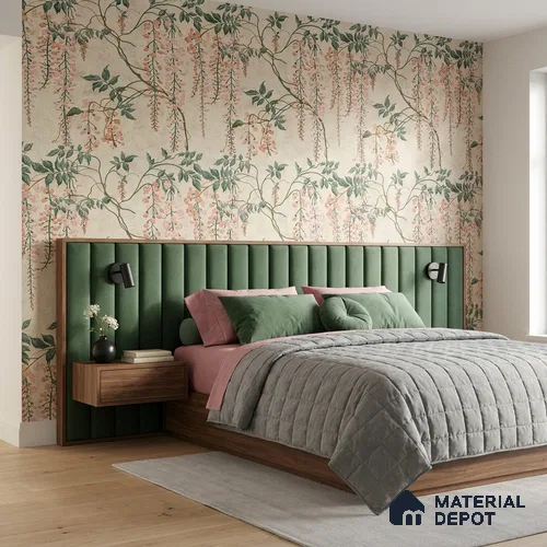 42-555-42 | 10 Meter x 21 Inches Tropical Look Wallpaper - 57.41 Sq. Ft.