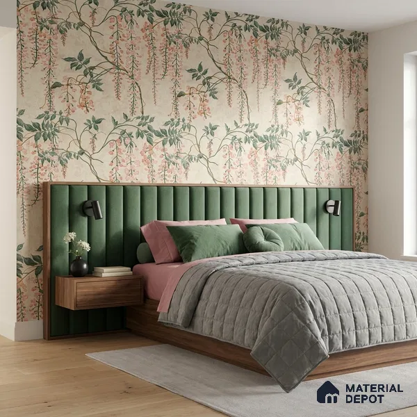 42-555-42 | 10 Meter x 21 Inches Tropical Look Wallpaper - 57.41 Sq. Ft.