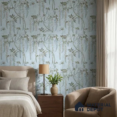 43-555-43 | 10 Meter x 21 Inches Tropical Look Wallpaper - 57.41 Sq. Ft.
