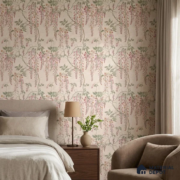 44-555-44 | 10 Meter x 21 Inches Tropical Look Wallpaper - 57.41 Sq. Ft.