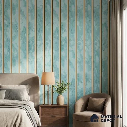 52-555-52 | 10 Meter x 21 Inches Stripes Look Wallpaper - 57.41 Sq. Ft.