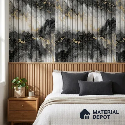 56-555-56 | 10 Meter x 21 Inches Stripes Look Wallpaper - 57.41 Sq. Ft.