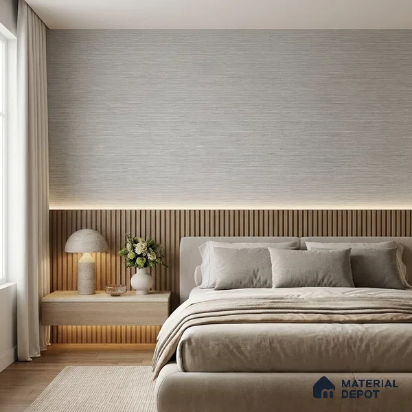 7511-2 | 9.5 Meter x 21 Inch Fabric Look Wallpaper - 55 Sq. Ft.