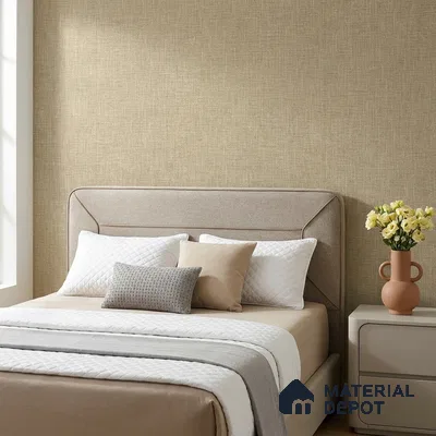 7513-5 | 9.5 Meter x 21 Inch Fabric Look Wallpaper - 55 Sq. Ft.