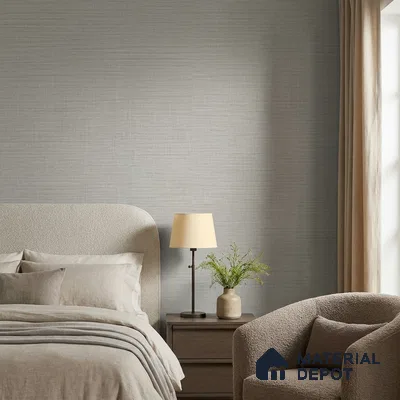 7515-3 | 9.5 Meter x 21 Inch Fabric Look Wallpaper - 55 Sq. Ft.