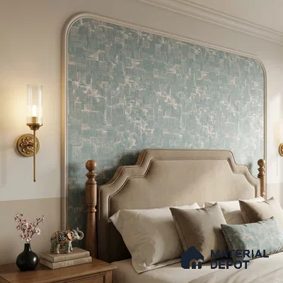 7522-6 | Teal Blue Crosshatch Weave Patterned Wallpaper - 9.5 Meter x 21 Inch, 55 Sq. Ft.