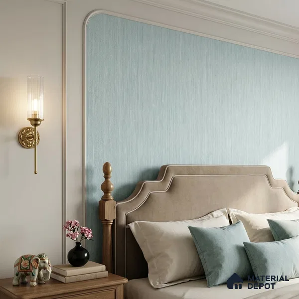 7523-2 | 9.5 Meter x 21 Inch Fabric Look Wallpaper - 55 Sq. Ft.