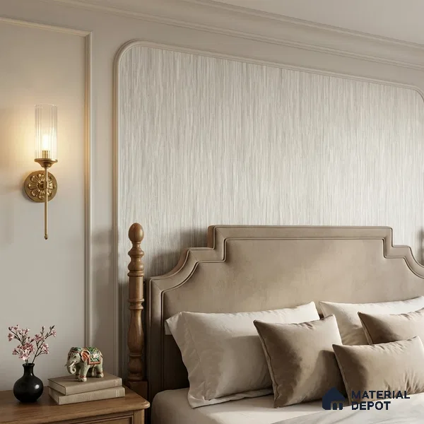 7523-4 | 9.5 Meter x 21 Inch Fabric Look Wallpaper - 55 Sq. Ft.