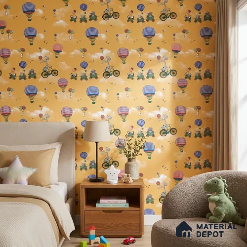 KD4001-2 | 10 Meter x 21 Inches Patterned Look Wallpaper - 57.41 Sq. Ft. | Minimum 15% wastage during installation