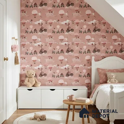 KD4001-5 | 10 Meter x 21 Inches Patterned Look Wallpaper - 57.41 Sq. Ft. | Minimum 15% wastage during installation