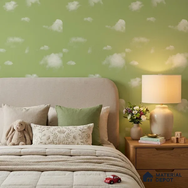 KD4010-4 | 10 Meter x 21 Inches Patterned Look Wallpaper - 57.41 Sq. Ft. | Minimum 15% wastage during installation