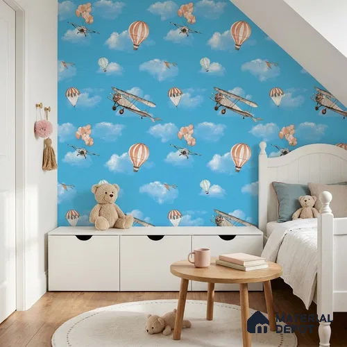 KD4012-2 | 10 Meter x 21 Inches Patterned Look Wallpaper - 57.41 Sq. Ft. | Minimum 15% wastage during installation