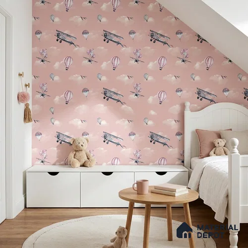 KD4012-3 | 10 Meter x 21 Inches Patterned Look Wallpaper - 57.41 Sq. Ft. | Minimum 15% wastage during installation