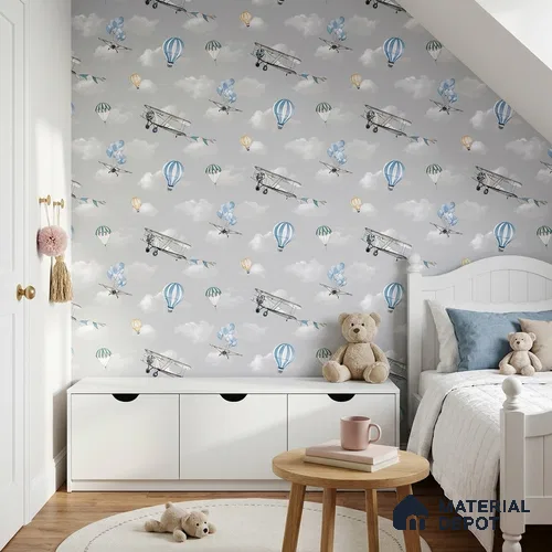 KD4012-4 | 10 Meter x 21 Inches Patterned Look Wallpaper - 57.41 Sq. Ft. | Minimum 15% wastage during installation