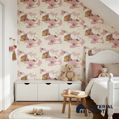 KD4013-1 | 10 Meter x 21 Inches Animal Print Look Wallpaper - 57.41 Sq. Ft. | Minimum 15% wastage during installation