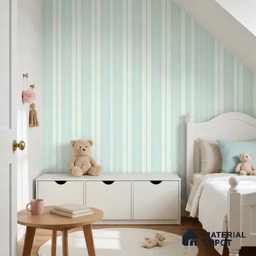 KD4014-2 | 10 Meter x 21 Inches Stripes Look Wallpaper - 57.41 Sq. Ft. | Minimum 15% wastage during installation