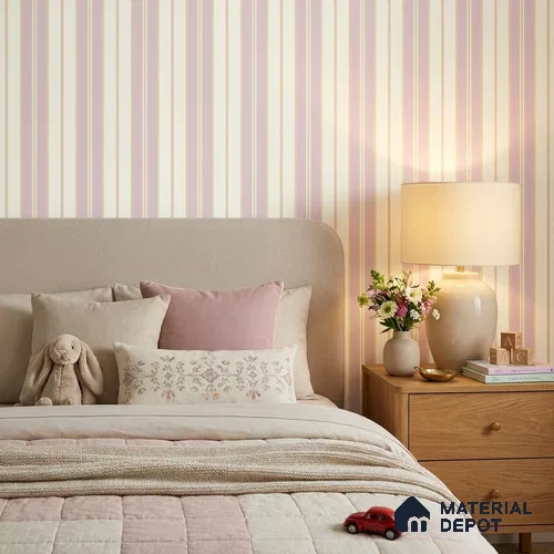 KD4014-3 | 10 Meter x 21 Inches Stripes Look Wallpaper - 57.41 Sq. Ft. | Minimum 15% wastage during installation