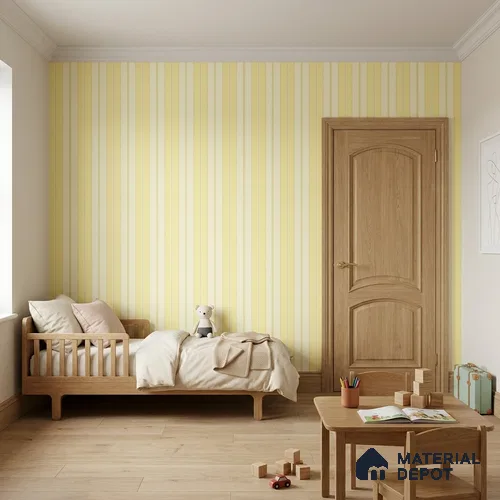 KD4014-4 | 10 Meter x 21 Inches Stripes Look Wallpaper - 57.41 Sq. Ft. | Minimum 15% wastage during installation