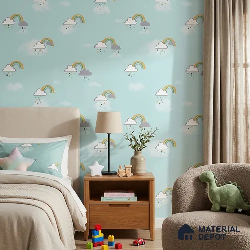 KD4030-2 | 10 Meter x 21 Inches Patterned Look Wallpaper - 57.41 Sq. Ft. | Minimum 15% wastage during installation